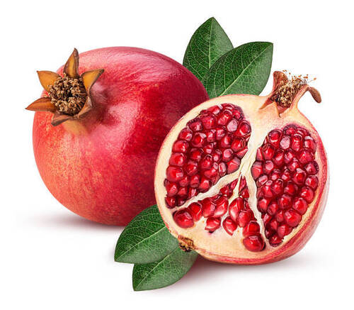 Red Fresh Delicious And Juicy Organically Grown Pomegranate 