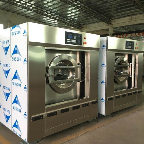 Front Loading Semi Automatic Commercial Stainless Steel Washing Machine