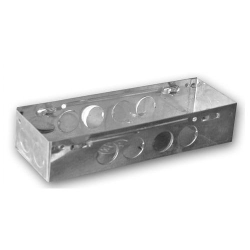 Grey Galvanized Steel Electrical Modular Box With 6 Way Open