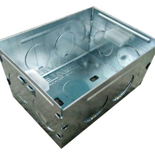 Rectangular Shape 2 Mm Galvanized Iron Electric Fitting Modular Box