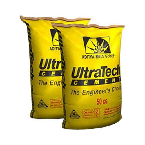 Ultratech Grey Cement For Filling Cracks And Tiles Gaps With 50Kg