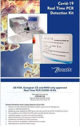 Safe To Use  Covid 19 Real Time Pcr Detection Kit 