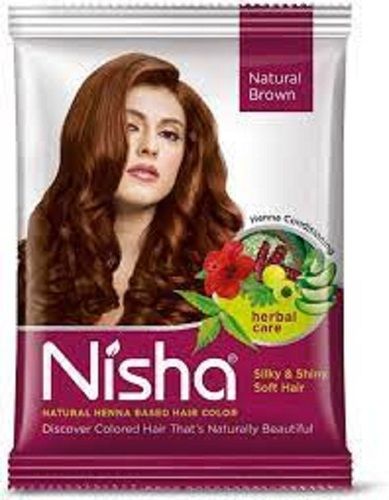  Natural Plant Based Safe Chemical Free Nisha Brown Henna Hair Color For Girls 