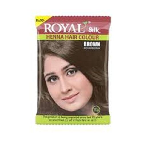  Rich ,Vibrant Color With Chemical Free Royal Silk Brown Henna Hair Color