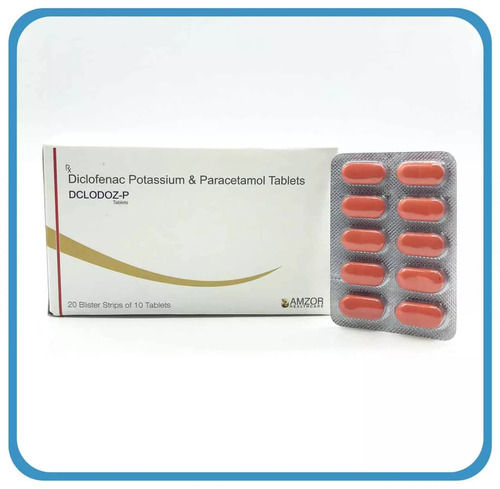 Dclodoz-p Diclofenac Potassium And Paracetamol Tablet, 20x10 Blister