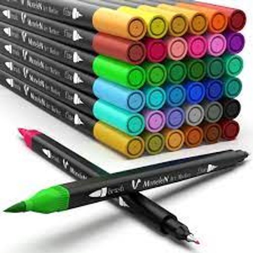 Deli 30/40/60/80colors Highlighter Pen Set Color Marker Pen Double-Tipped  Nib Children's Painting Pen Art Supplies E70806 | Lazada PH