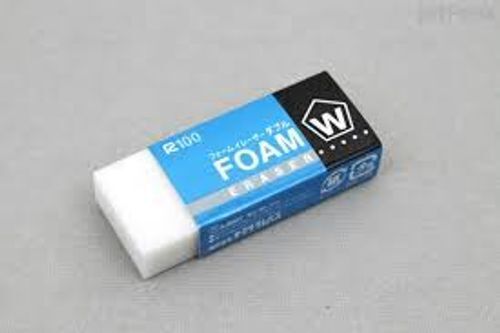 Rubber Foam Non-Dust Effective And Gentle Regular Erasers 