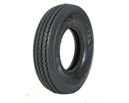 Highly Durable Solid Radial Rubber Nylon Rickshaw Tyres In Black Colour