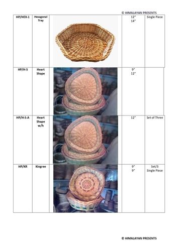 Durable Light Weight And Designer Hexagonal Tray With High Weight Bearing Capacity