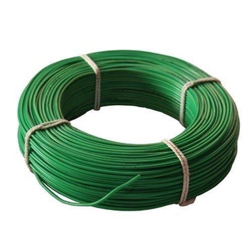 Plain Green Colour Electrical Wire For Home And Industrial Use With 20m Lenght