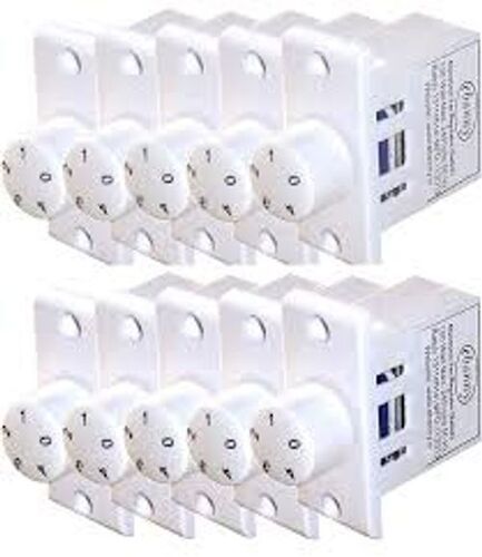 घर और कार्यालय के लिए व्हाइट पॉलीकार्बोनेट इलेक्ट्रिक फैन रेगुलेटर