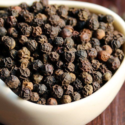 Round Shape A Grade Spicy Dried Black Pepper  Shelf Life: 12 Months