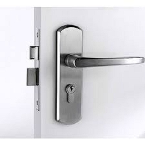 Silver Steel Door Lock