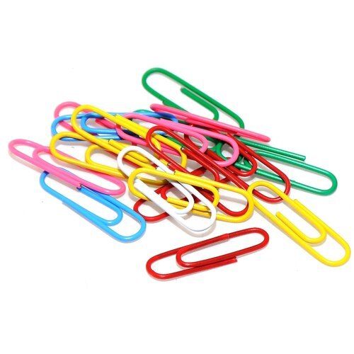 Ss Multi Colored Non Rust Pvc Coated Paper Clip