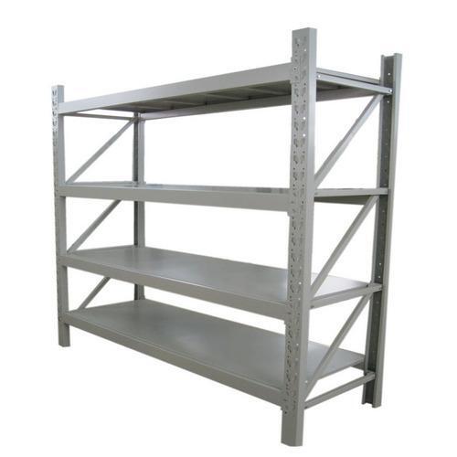 Corrosion Resistant Heavy Duty 4 Layer Slotted Angle Steel Rack Usage: Industrial