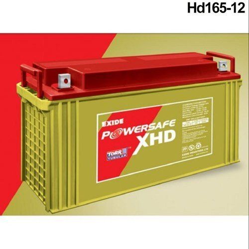  48 महीने की वारंटी के साथ ग्रीन Hd165-12 Powersafe Xhd बैटरी वजन: 17.2 किलोग्राम (Kg) 