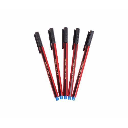 Durable Lightweight With Red And Black Color Plastic Natraj Blue Ball Pen