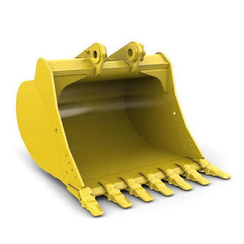 Yellow Environmental Friendly Easy To Handle Large Capacity Allows Jcb Excavator Bucket