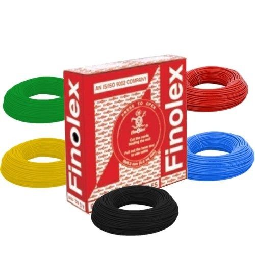 Premium Quality Plastic Strong And Thick Finolex House Wire In Pack Of 5 Colors