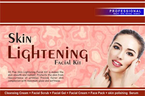 Skin Lightening Facial Kit Cleansing Cream Skin Polishing Serum Age Group: 18-24 Years