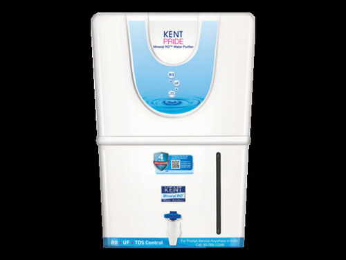 Wall Mounted 8-12 Litre Storage Capacity 220-240v Voltage Plastic Kent Pride Water Purifier