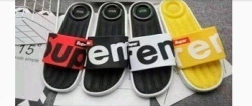 Supreme slippers online black