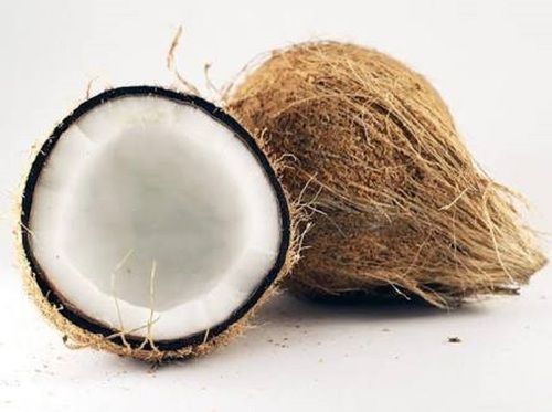 Brown Medium Size Round Shape Semi Husked Fresh Matured Coconut