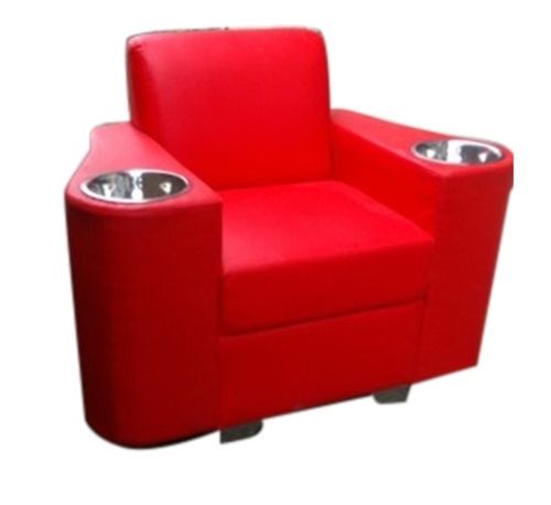 Elegant Look Sturdy Construction Comfortable Soft Tear Resistant Red Leather Sofa