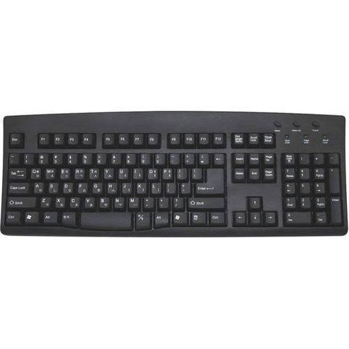 High Performance With Scratch Resistant Black Wired Keyboard For Computer And Laptop Purpose