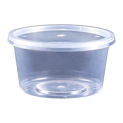  उच्च गुणवत्ता वाले पुन: प्रयोज्य और लीकप्रूफ पारदर्शी गोल प्लास्टिक खाद्य कंटेनर 