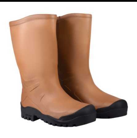 Hillson Brown Comfortable To Wear Gumboot For Men And Women, 6 To 10 Size Gender: Unisex