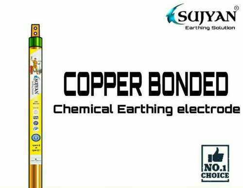 Yellow Moisture Resistance And Low Maintenance Sujyan Chemical Earthing Electrode Pipe 