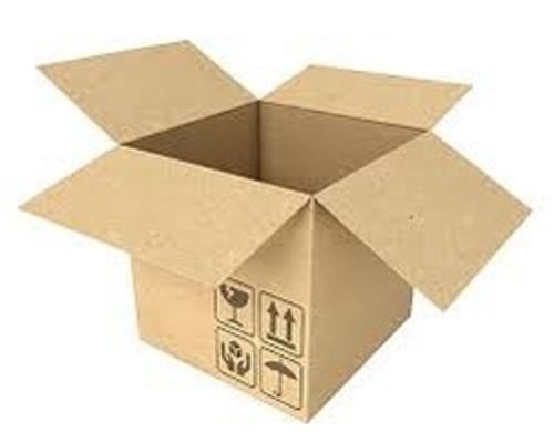 Recyclable Environment Friendly Thick And Strong Brown Square Fibreboard Boxes 