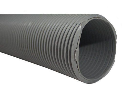 Recyclable Leak Proof Round Shape And Easy To Use Pvc Grey Duct Hose Pipe 1- 8 Inches