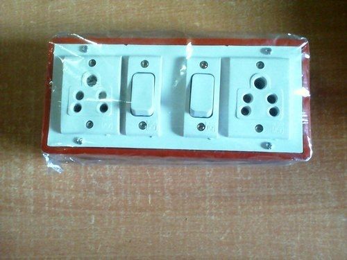 Shock Proof And Heavy Duty Pvc Two Socket Electric Switch Board Application: Domestic Use