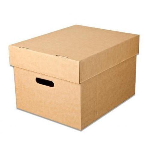 Single Wall Recyclable Environment Friendly Thick And Strong 3 Ply Brown Plain Corrugated Carton Boxes 