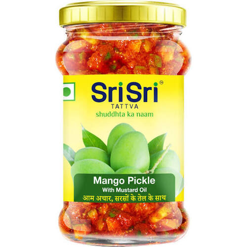 Mango Pickle - 400 Grams | Chemical and Preservative Free, Freshly Made with Spicy and Salty Flavors, Rich Mustard Oil Infusion