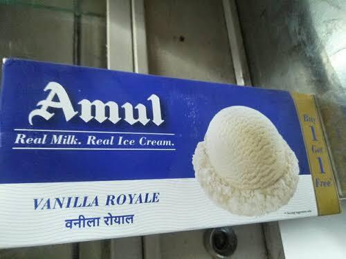 Yummy And Delicious With Whole Milk Tasty Amul Vanilla Royale Ice Cream