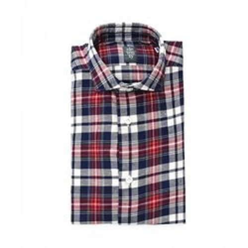 Checked Cotton Mens Shirt