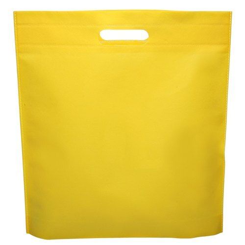 Disposable Yellow Eco Friendly Non Woven Carry Bag For Grocery And Shopping