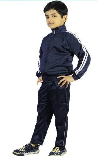 Highly Comfortable And Polyester Black School Tracksuit