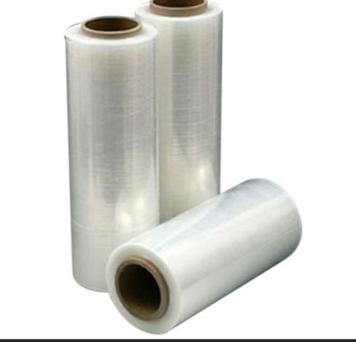 Large And Light Weight White Plain Stretch Film Roll For Domestic Use Hardness: Soft