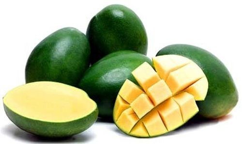 Medium Size Round Shape Sour Tasty Indian Origin Green Mango