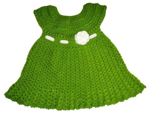 Crochet 34 year old Baby Girls Woolen Frock  Frilly Frock  Part 1   YouTube