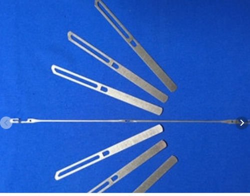 Stainless Steel Textile Weaving Heald Wires Excellent Rigidity And Lightweight Usage: Industrial