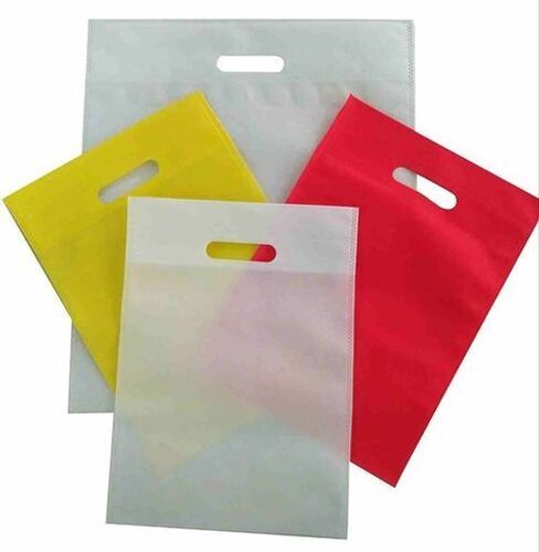 Coloured 10X14, D Cut Multi Colored Non Woven Bags