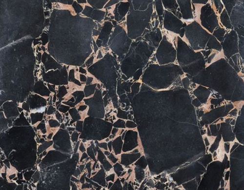 Black And Brown Easy To Clean Fine Finish Design Marble Slab For Construction Use Size: Depend On Order