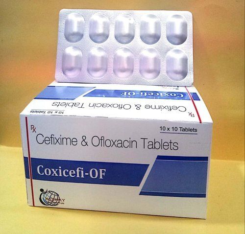 Cefixine Ofloxacin Tablets (Pack Size 10X10 Tablets) C18H20Fn3O4