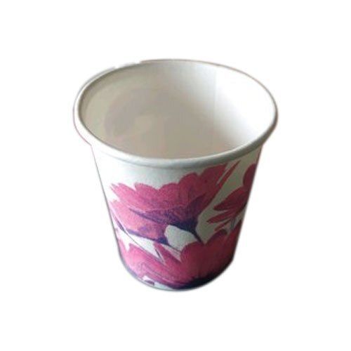 Eco Friendly Light Weight Pink White Printed Recyclable Disposable Paper Tea Cups