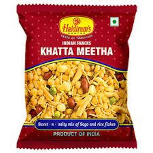 Hygienically Packed Delicious Taste Crunchy Haldiram Khatta Meetha Namkeen Carbohydrate: 15.96 Grams (G)